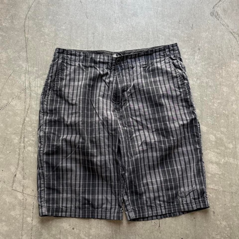 Y2k Micros Plaid Board Shorts Size 34